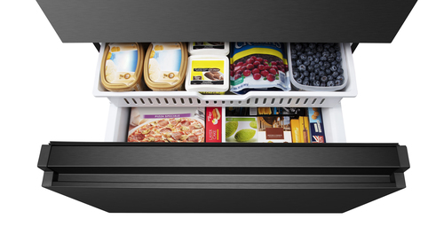 Hisense PureFlat RF749N4SWFE Total No Frost Multi-door American Fridge Freezer - Black / Stainless Steel - E Rated, Black - image 7