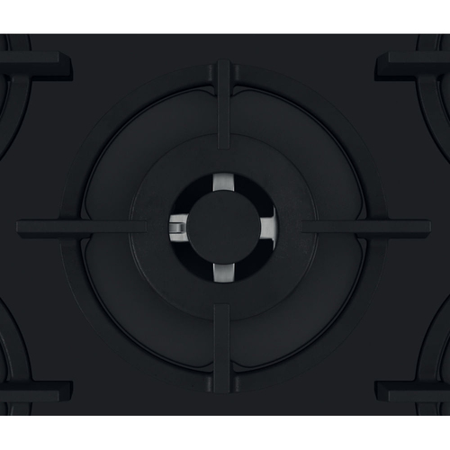 Hotpoint HGS72SBK 75cm 5 Burner Gas Hob on Black Glass Wok Burner - image 4