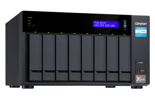 QNAP TVS-872X NAS Tower Intel® Core™ i3 – image 2