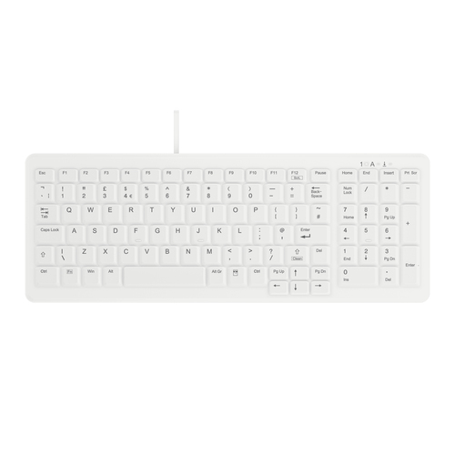 Contour Design Active Key AK-C7000 клавиатура Медицина USB QWERTY Британский английский Белый