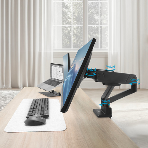 ACT AC8312 soporte para monitor 86,4 cm (34") Escritorio Negro