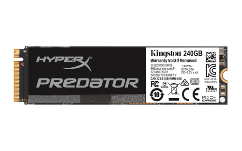 HyperX Predator SHPM2280P2/240G internal solid state drive – image 2