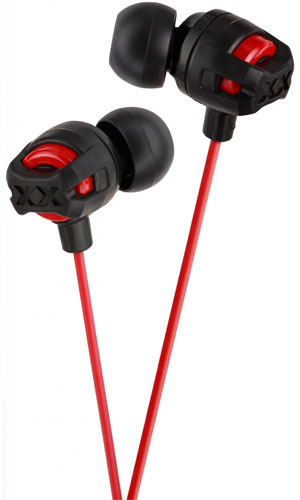 JVC HA-FX101-R headphones/headset Wired In-ear Red