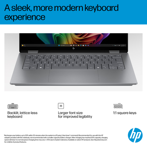 HP OmniBook X Flip Ngai 14-fm0001na Intel Core Ultra 7 256V 16GB RAM 1TB SSD 14" Touchscreen Windows 11 Home Copilot+ 2-in-1 Laptop - image 7