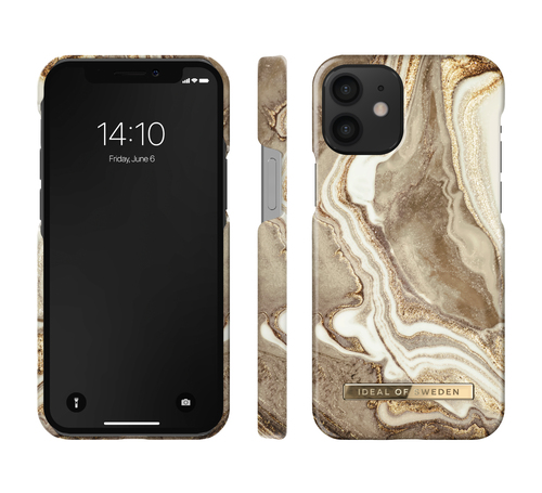 iDeal of Sweden Printed Case iPhone 12 MINI GoldenSandMarble – image 2