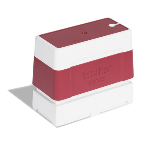 Brother 2770 - Stamp - pre-inked - red - custom text - 27 x 70 mm (pack of 6) - for StampCreator PRO SC-2000, PRO SC-2000USB