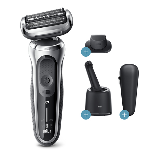 Braun Series 7 70-S7200cc Foil shaver Trimmer Silver – image 2