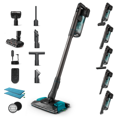 Philips XC8156/10 stick vacuum/electric broom 2-in-1 stick vacuum Battery Dry&wet Bagless