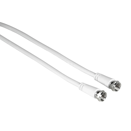 Product image: Hama 00205040 coaxial cable 10 m F White