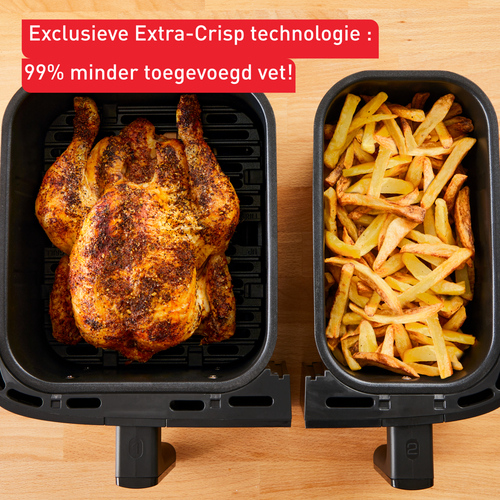 Tefal EY905D Friteuse sans huile double Easy Fry et gril Noir – Photo 8 sur 10