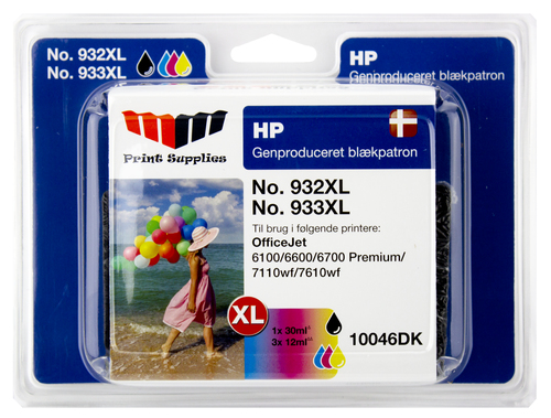 MM Black & Color Inkjet Cartridges - Replaces HP No.932XL & No.933XL Value Pack BK/C/M/Y