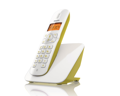Philips BeNear CD1811G/NL telephone DECT telephone Caller ID Olive, Yellow – image 2