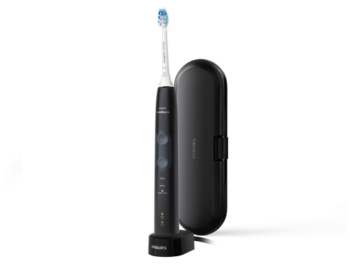 Philips HX6850/60 electric toothbrush Adult Sonic toothbrush Black, Grey