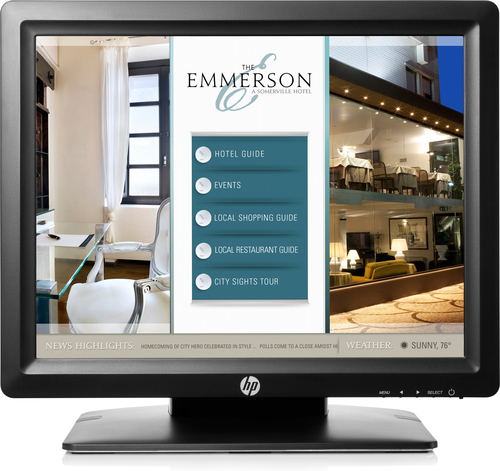 HP L5015tm POS monitor – image 2