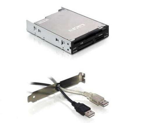 Origin Storage USB Floppy / Card Reader Kit Int. black for 3.5/5.25in Bay