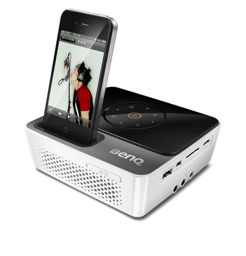 BenQ GP3 Standard throw projector 300 ANSI lumens DLP WXGA (1280x800) Black, White – image 3