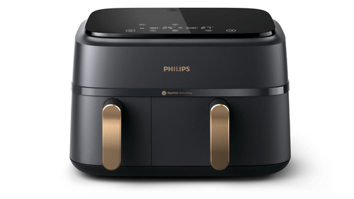 Philips NA352/04 Dual Basket Airfryer Zwart, afbeelding 3