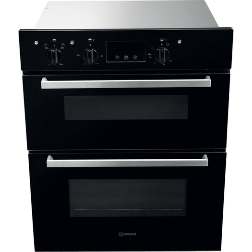 Indesit IDU 6340 BL духовка 96 L 5100 W Черный, Нержавеющая сталь