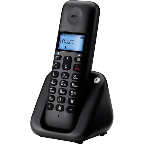 Motorola T301 DECT telephone Caller ID Black