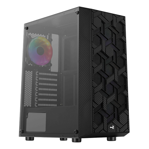 Aerocool Hive-G-BK-v3 Midi Tower Black