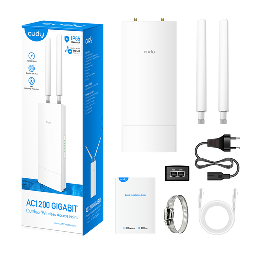 Cudy AP1300 AC1200 WiFi Gigabit Outdoor Access Point, afbeelding 5