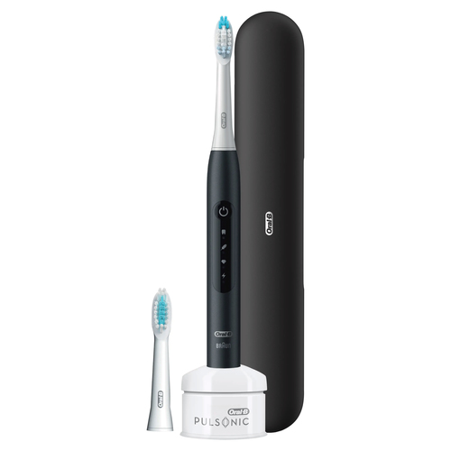 Braun Oral-B Pulsonic Slim Luxe 4500 Для взрослых Звуковая зубная щетка Черный, Платиновый
