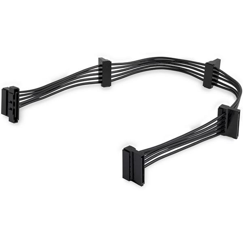 StarTech.com 15.7 in (400 mm) SATA Power Splitter Adapter Cable - M/F - 4x Serial ATA Power Cable Splitter (PYO4SATA) Strøm-splitter 40cm Sort