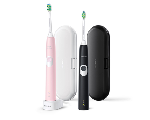 Philips 4300 series ProtectiveClean 4300 HX6800/35 2-pack sonic electric toothbrushes with cases – image 2