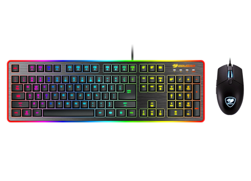 COUGAR Deathfire EX клавиатура Мышь входит в комплектацию Игровой USB QWERTY Испанский Черный