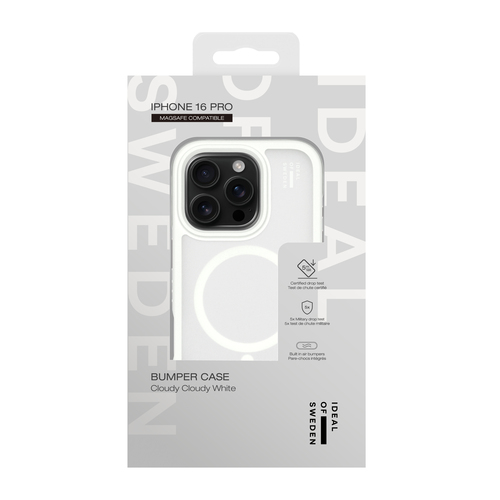 iDeal of Sweden Ideal Bumper Case MagSafe iPhone 16 Pro Cloudy White – image 6
