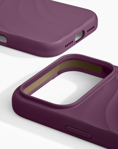 iDeal of Sweden Soft Swirl Silicone Case MagSafe iPhone 17 Pro / 18 Pro Velvet Plum – image 2