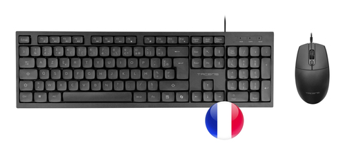 Tacens Anima ACP02FR keyboard Mouse included Home/Office USB AZERTY French Black