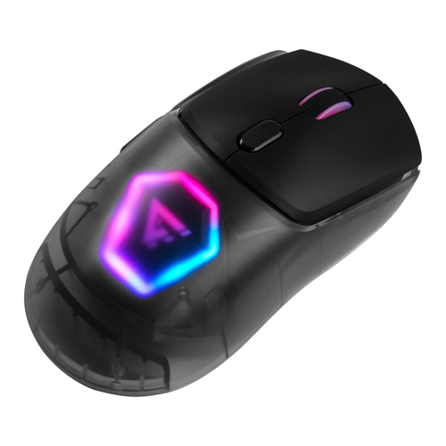 Mouse Gaming GAME FACTOR MOW700-BK MOUSE GAME FACTOR MOW700-BK CARCASAS INTERCAMBIABLES 2.4GBT PIXART 3395 26000 DPI RGB NEGRO - MOW700-BK