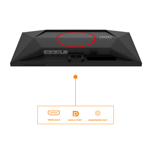 Aoc G4 24G4HRE 24" Ips Full HD 200Hz 0.5ms Gaming Monitor with Built-In Speakers - image 3