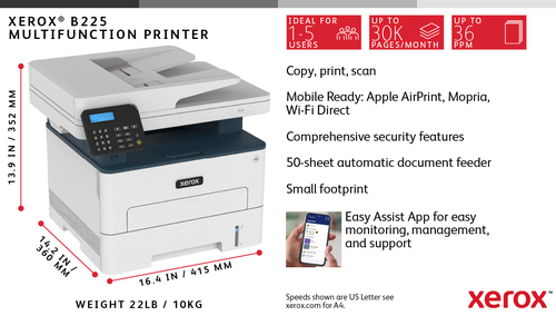 Xerox B225 A4 Mono M - image 7