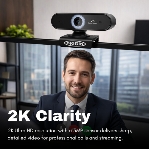Origin Storage USB Webcam 2K Full HD – image 2