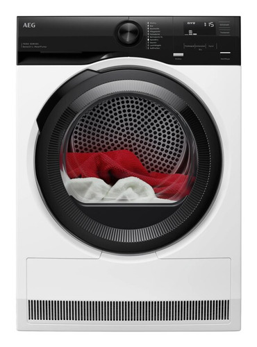 AEG TE739E4B сушилка для белья Отдельно стоящий Фронтальная загрузка 9 kg Белый