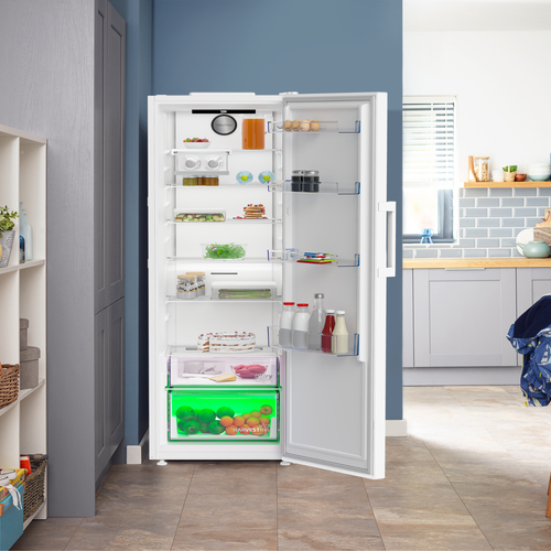 Beko LNP4686LVW Freestanding AeroFlowTM Tall Larder Fridge with HarvestFreshTM – image 8