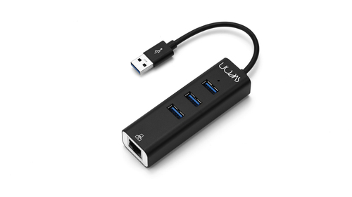 Sveon Adaptador de Red + Hub USB3.0 SCT240