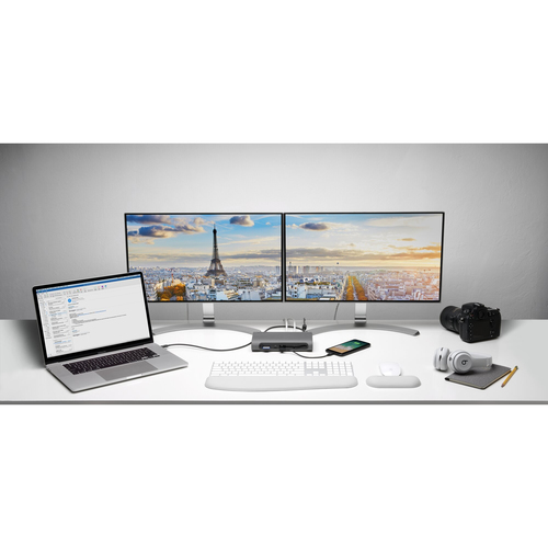 Kensington SD5600T Alámbrico Thunderbolt 3 Negro, Plata imagen 10