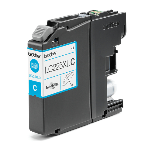 Original Brother LC225XL High Capacity Ink Cartridge - Cyan - image 2