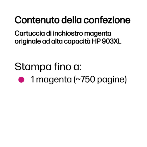 HP 903XL – Cartuccia magenta originale
