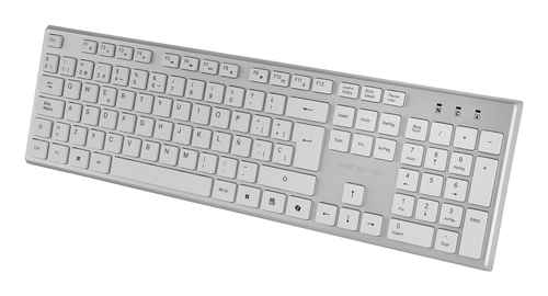 Tacens 6ZENITHWUS keyboard Mouse included Home/Office RF Wireless QWERTY US English Silver, White – image 6