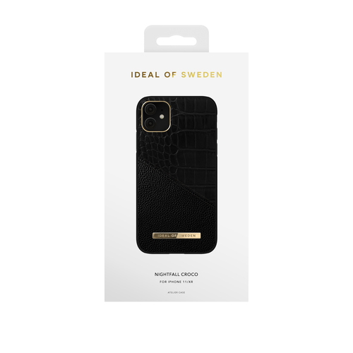 iDeal of Sweden Atelier Case iPhone 11/XR Nightfall Croco – image 1