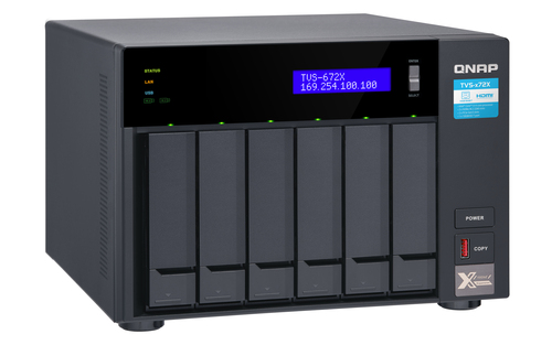 QNAP TVS-672X NAS Tower Intel® Core™ i3 – image 3