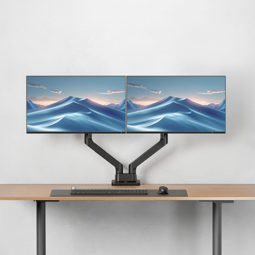 ACT AC8342 Monitorhalterung 35 Zoll mit Gasdruckfeder für 2 Monitore – Foto 2 von 7