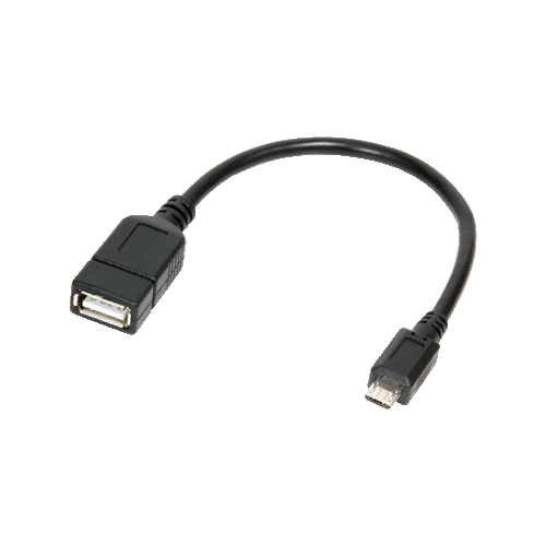 LogiLink AA0035 USB Kabel USB 2.0 0,2 m Micro-USB B USB A 0,48 Gbit/s Schwarz