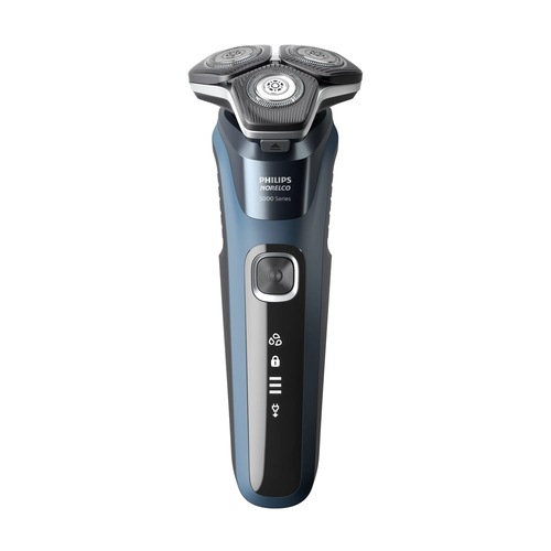 Philips SHAVER Series 5000 S5880/81 men's shaver Rotation shaver Trimmer Black, Blue