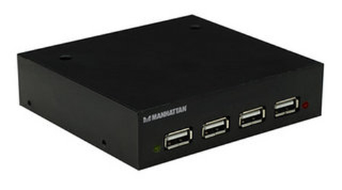 Manhattan 350310 interface hub 480 Mbit/s Black
