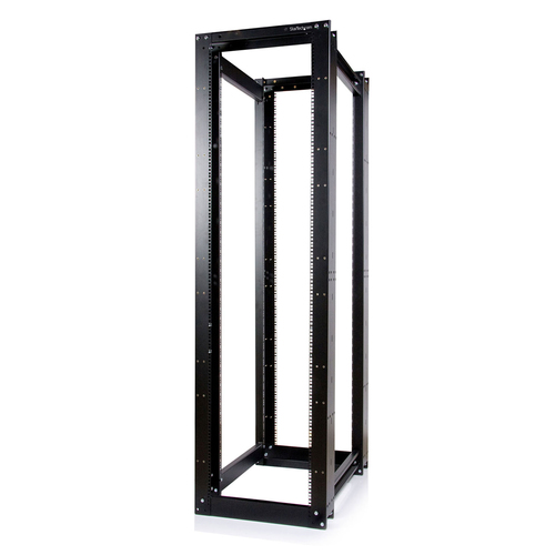 StarTech.com 45U 3300lb High Capacity 4 Post Open Server Equipment Rack - Flat Pack – image 4